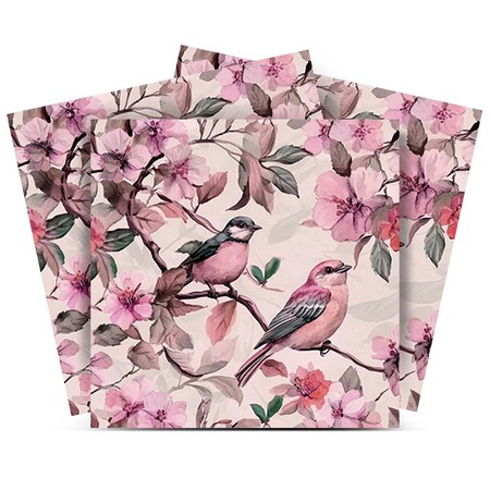 Homeroots 4" x 4" Pink Vinyl Arabesque Peel And Stick Removable Tiles 571306