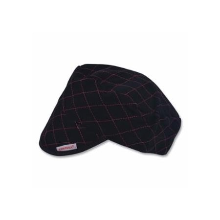 Comeaux Caps Style 3000 Black Quilted Shop Cap, One Size Fits Most 118-3000E