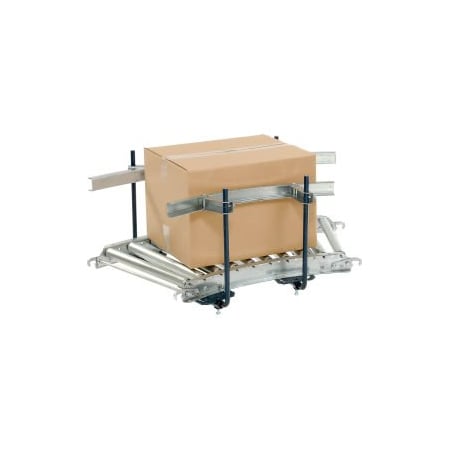 Omni Metalcraft Steel Guard Rail Kit (Pair) for Omni Metalcraft 10' Straight Roller Conveyor GCBS-10-1.6-A