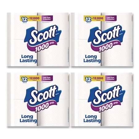 Scott Standard, 1000 Sheets, White, 48 PK 10060