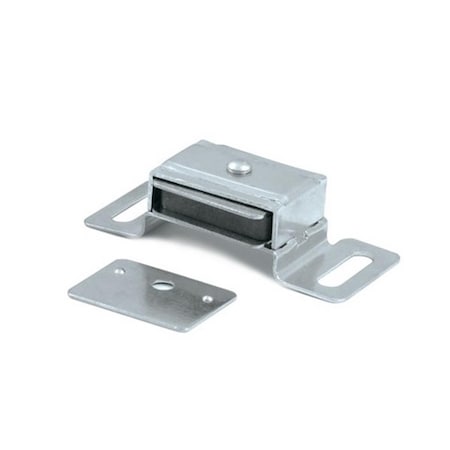 Patioplus 2.06 x 1.12 x 0.62 in. Magnetic Catch, Satin Chrome - Steel PA696626