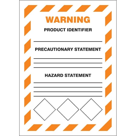 Accuform GHS SECONDARY CONTAINER LABELS LZH305VSP