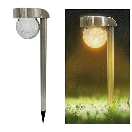 Crosslight Hanging Crackle Ball Pathway Solar Light, Set of 4 M-FG2022-26