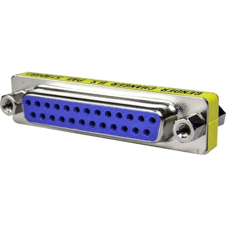 Cable Wholesale Serial Mini Gender Changer / Coupler, DB25 Female to DB25 Female 31D3-22400