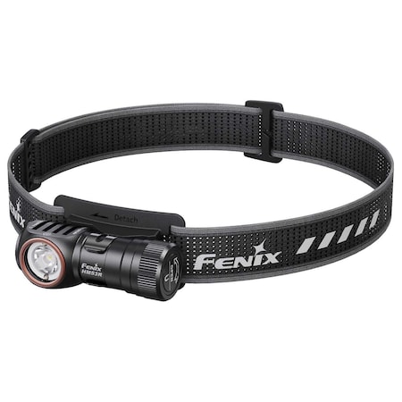 Fenix Lighting Fenix Headlamp, White/Red LED, Lithiium Ion, 1200lm, Black HM53R