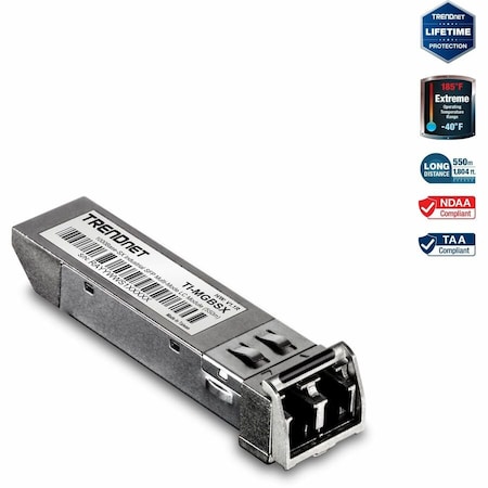 Trendnet Hardened Mini-GBIC Multi-Mode 100-Base-FX LC Module 2KM TI-MGBSX