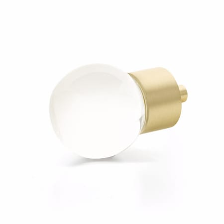 Schaub City Lights Globe Glass Knob Satin Brass Finish 59-SB