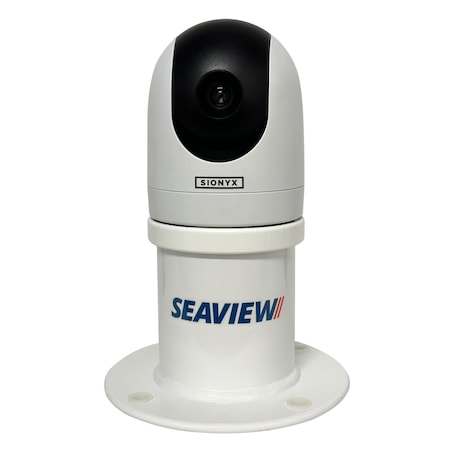 Seaview White 5In Sionyx Nightwave Mount / Vertical / 8 In. Round Base Plate SEAVIEW/PM5SXN8
