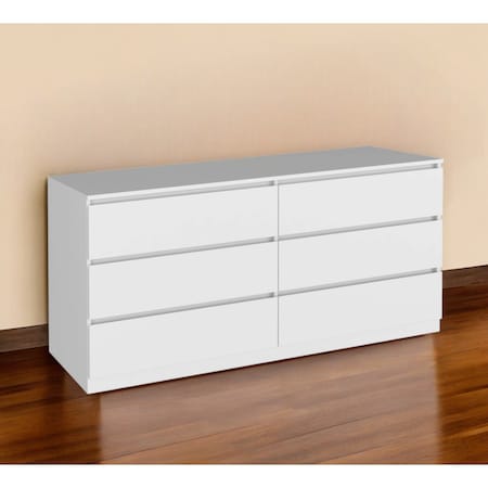 Homeroots Two Piece White Bedroom Set 530265