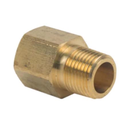 Brasscraft 1/2 in. FIP pc X 1/2 in. D MIP Brass Pipe Adapter 1-1/2 in. L 120-8X