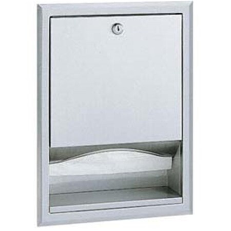 Bobrick Classic Series Recessed Paper Towel Dispenser, Stainless Steel B489196