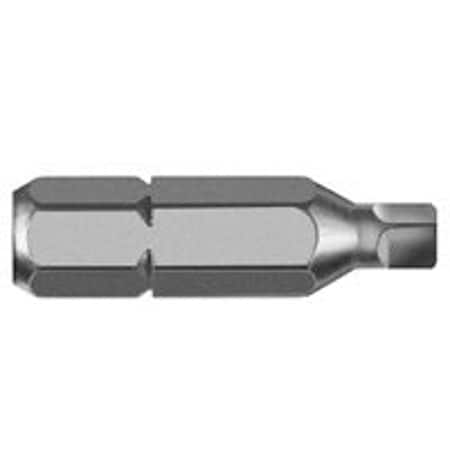Irwin IRWIN 92205 Insert Bit, No 2 Drive, Square Recess Drive, 1/4 in Shank, Hex Shank, S2 Steel IWAF21SQ2B25