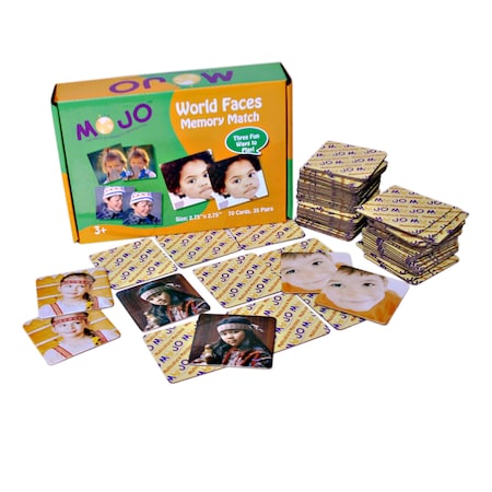 Mojo World Faces Memory Cards 350003