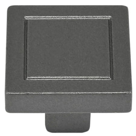 Laurey 7/8" Square Knob, Cosmopolitan, Matte Grey 72832