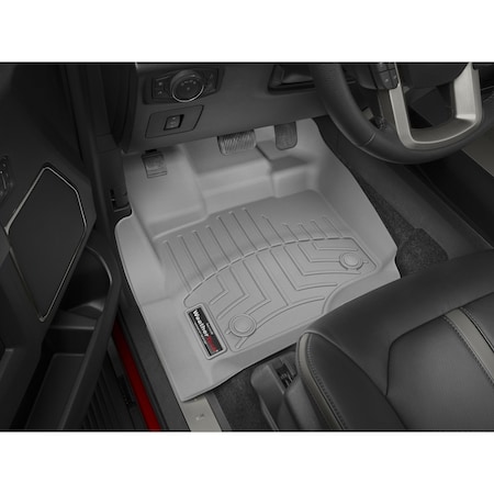Weathertech Grey  FloorLiner 1st Row - Over The Hump, 2025 Dodge  Ram Truck 1500 4618911