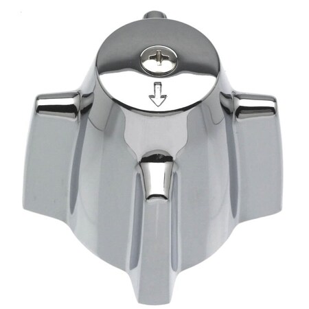 Danco Diverter Handle, Zinc, Chrome Plated, For Central Brass Two Handle TubShower Faucets 88265