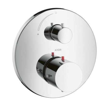 Axor Starck Thermostatic Trim with Volume Control in Chrome 10700001