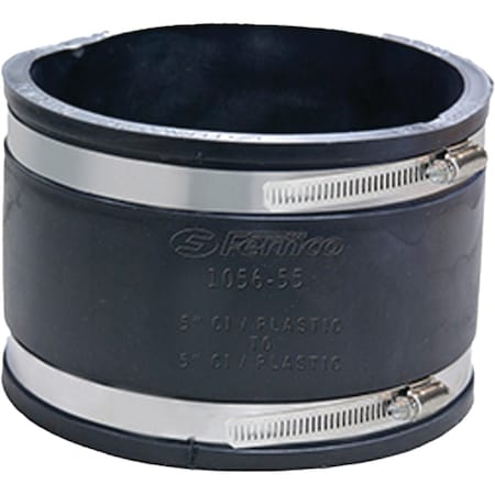 Fernco 5''x5'' Flexible PVC Coupling P1056-55