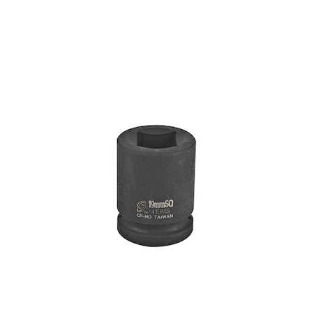 Sunex 3/4 in Drive 19Mm Impact Socket Square 419MS