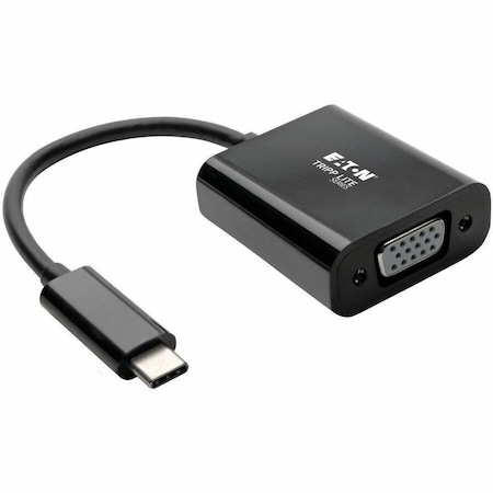 Tripp Lite Eaton Tripp Lite Series USB-C to VGA Adapter with Alternate Mode - DP 1.2, Black U444-06N-VB-AM