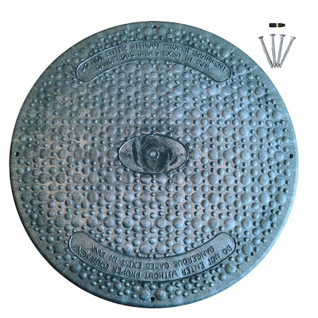 Aero-Stream 24in Premium Low Profile Septic Tank Riser Cover 102550