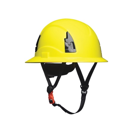 Malta Dynamics Safety Helmet, Acrylonitrile Butadiene Styrene (ABS), Ratchet, C, Yellow HHY3004
