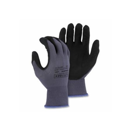 Superdex Coated/Dipped Gloves, Small, Gray with Black Coating, 12PK 472-3228/S