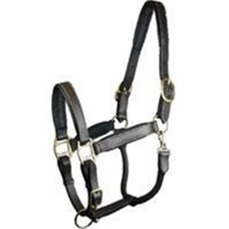 Gatsby Leather Co -Adjustable Padded Leather Halter- Brown Horse 5-110649 284210