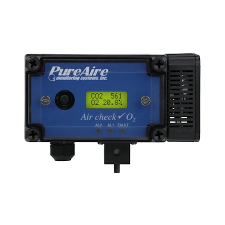 Pureaire Monitoring Systems Monitoring Systems Dual O2/CO2 Monitor 99039
