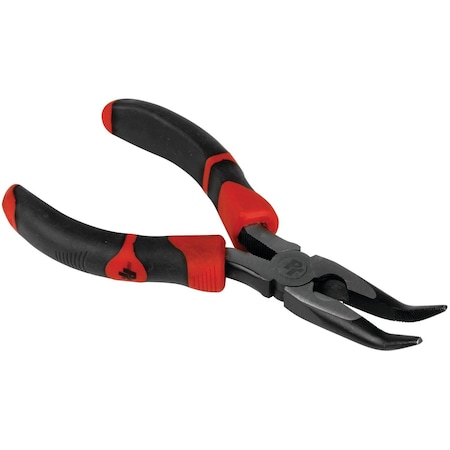 Perform Tool Pliers Curved Long Nose; 6 In Length; NonReversible; Without Automatic Return; Chrome Vanadium W30732