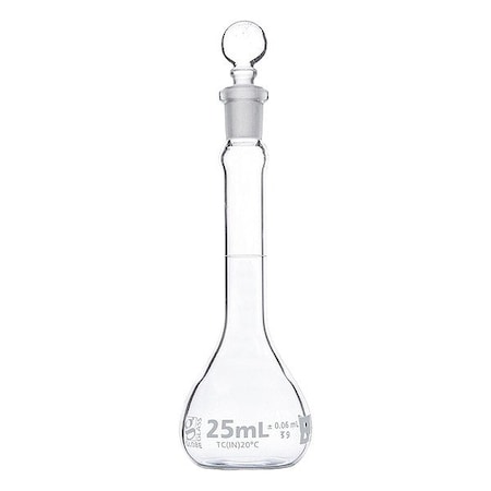 Globe Scientific Glass Flasks, Colorless, 11 mm H, PK6 8250025