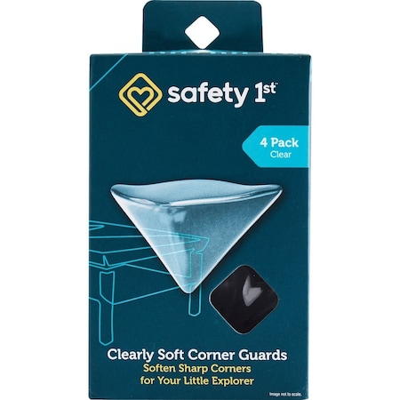 Safety 1St Clearly Soft Adhesive Gel Corner Guards, 4PK HS194