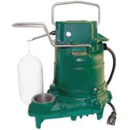 Zoeller Pump Co Zoeller Cast Iron Automatic Submersible Sump Pump .33 Hp 106928