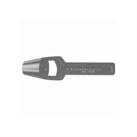 C.S. Osborne Arch Punches, 1 1/4 in tip, Carbon Steel 565-149-1-1/4