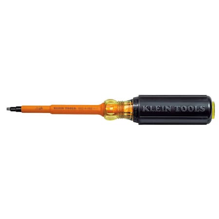 Klein Tools Insulated Square Screwdriver #2 Round 662-4-INS
