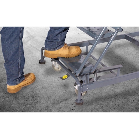 Ballymore Rolling Ladder, Steel, 70 in.H CAL-WA073221P