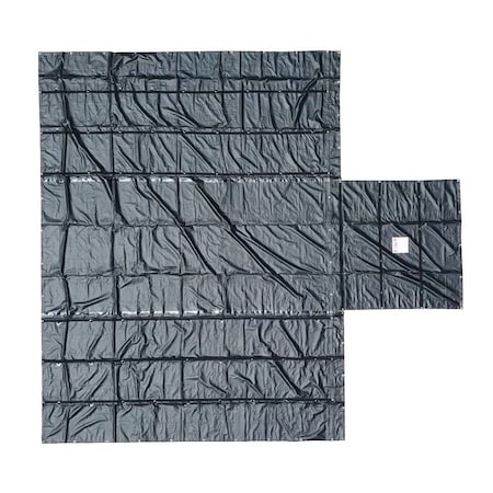 Mytee Products Superlight 14oz Lumber Tarp 24x27 8ft Drop - Black SLLT