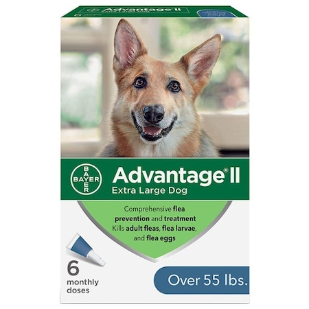 Elanco Phv Advantage II, Dogs Over 55Lb, 6PK 60042