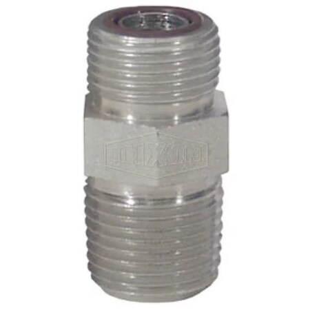 Dixon Hydraulic Connector, 1-3/16-12 x 3/4-14 Nominal, Male Flat Face x MNPT, Steel, Domestic FS2404-12-12