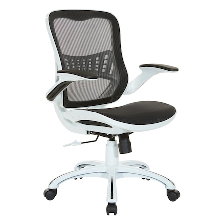 Osp Home Furnishings Riley Office Chair, Black RLY26-BK