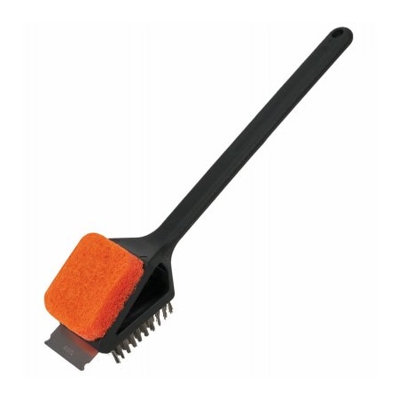 Mr. Bar-B-Q LH Dual Head Brush/Pad 60320Y