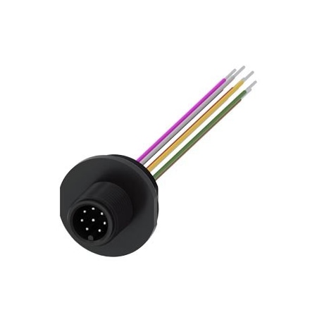 Siemens Accessory for position switches 3SE5 with M12 device plug 8-pole plastic 3SX5100-1SS08