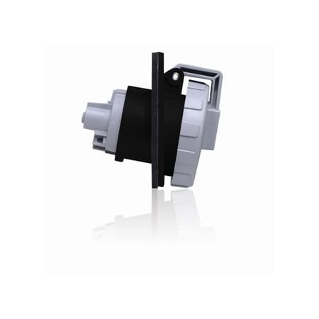 Leviton Industrial Grade Receptacle, Watertight, 20 Amp, 347/600 Volt 3-Phase WYE 520R5W
