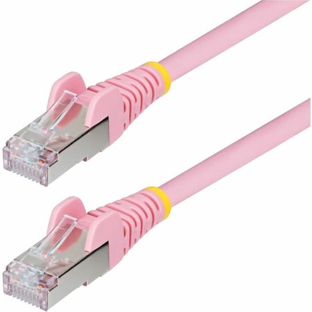 Startech.Com 50FT PINK CAT6A ETHERNET CABLE, SNAGLESS RJ45, 10G, 100W POE, S/FTP, LSZH, 27AWG NLPN-50F-CAT6A-PATCH
