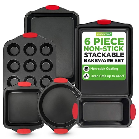 Nutrichef Baking Pans Set NCSBS6S