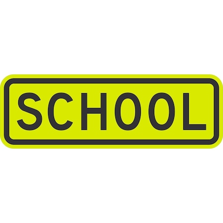 Lyle S4-3, School, 24x8, High Intensity Prismatic, Yellow G-14523-HI_24x8