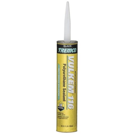Tremco 10.1 Oz. 356719 Black Vulkem 116 General Purpose Textured Polyurethane Sealant 356718
