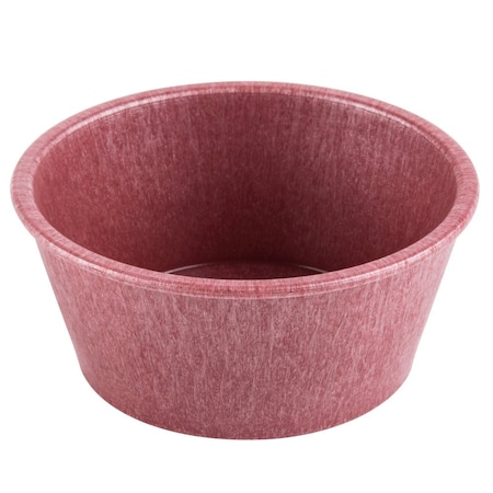 Hs 4.5 oz. Ramekin Salsa/Condiment Server, Raspberry, 48 each/case HS1013RB