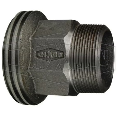 Dixon FIG 206 Port Adapter, 2 in Nominal, MNPT x Female Hammer Union, Iron HUF206200MT