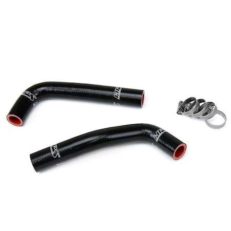 Hps Performance High Temp Reinforced Silicone Radiator Coolant Hose Kit, Black, 57-1352-BLK